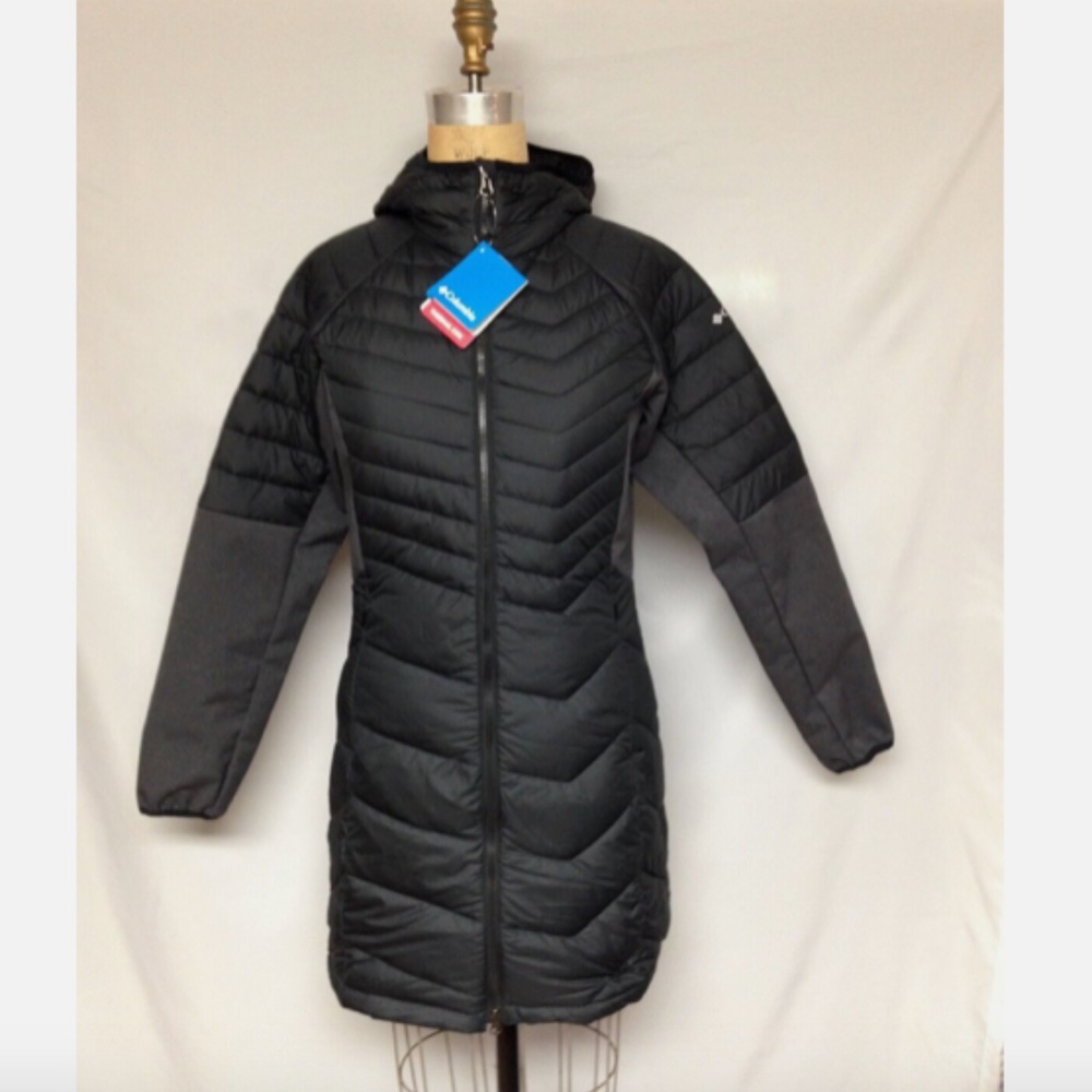 Columbia Oyanta Trail™ Long Hybrid Jacket WL0872-010 Black XS, S NWT $180